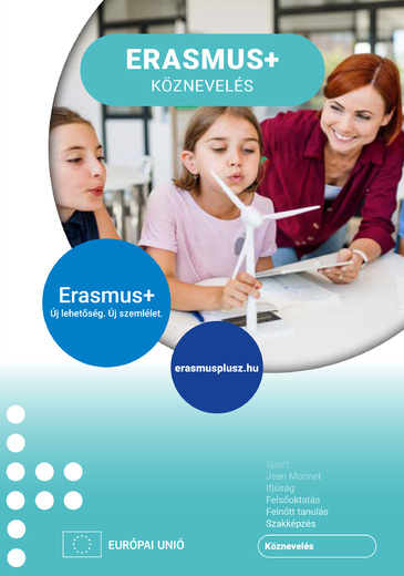 3 oldalas kihajtható köznevelés témájú leporelló borítóképe