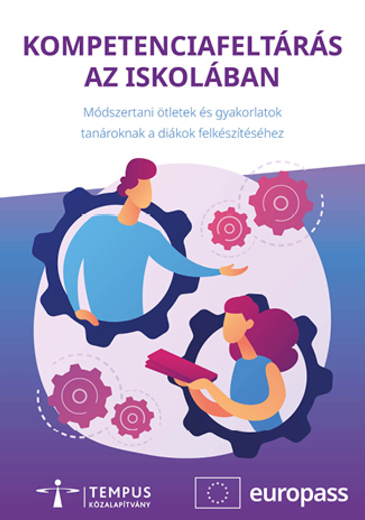 Kompetenciafeltárás az iskolában magyar nyelvű kiadvány borítóképe europass_2023