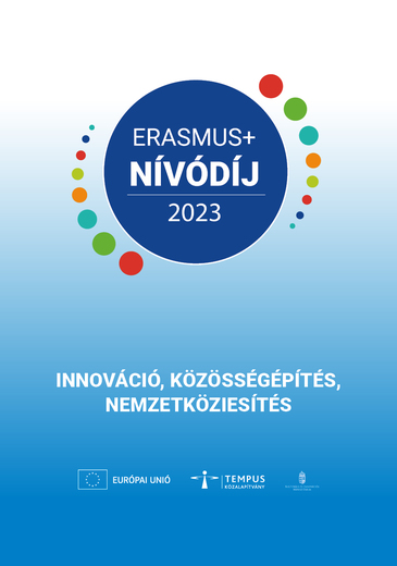 2023as Nívódíjas kiadvány borítóképe a kiadvány címével és dekorációs elemekkel