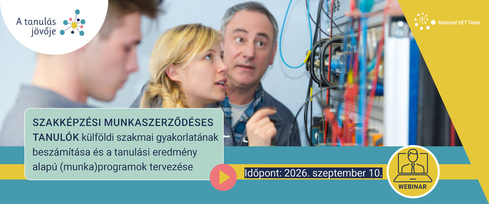 Ajánló grafika a Szakképzési munkaszerződéses tanulók részvétele az Erasmus+ mobilitásban című tartalomhoz.