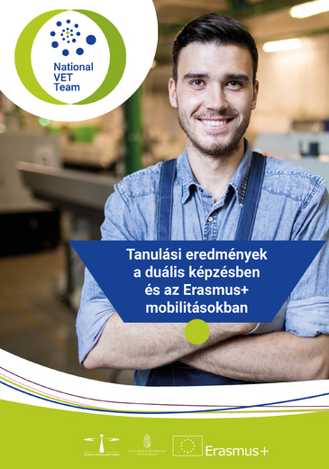 Tanulási eredmények a duális képzésben és az Erasmusplus mobilitásokban NVET kiadvány 2023 boritóképe